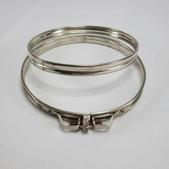 VTG Boye 5” Metal Embroidery Hoop Needle Point Adjustable Screw USA - Picture 4 of 9